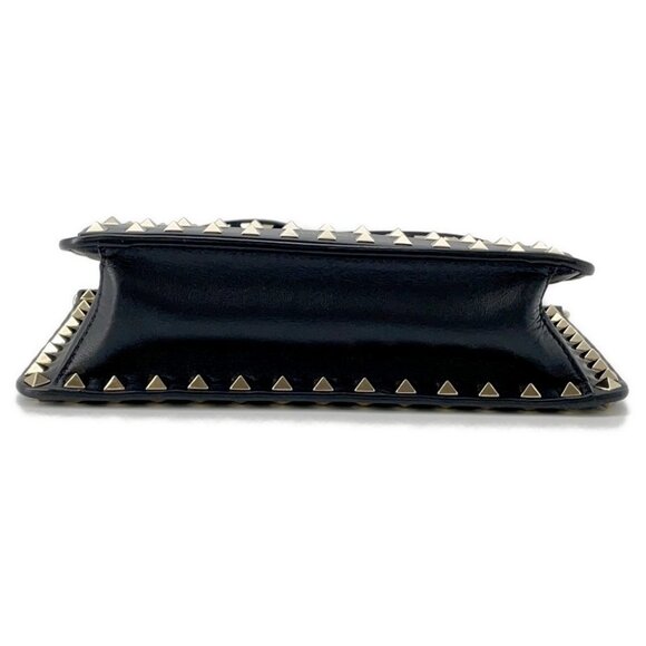 Valentino Garavani RockStudded Shoulder Bag Leather Black - Picture 5 of 16